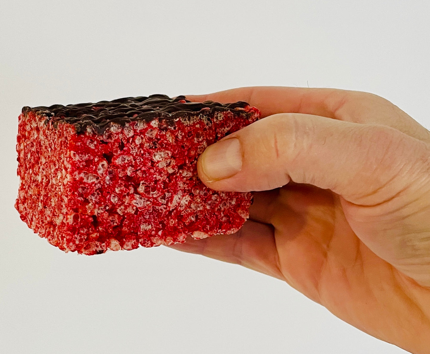 Cherry Ripe Rice Crispy