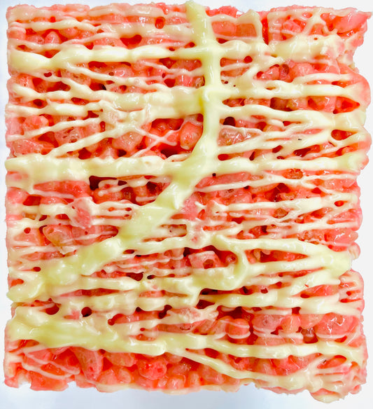 Strawberries & Cream Rice Crispy